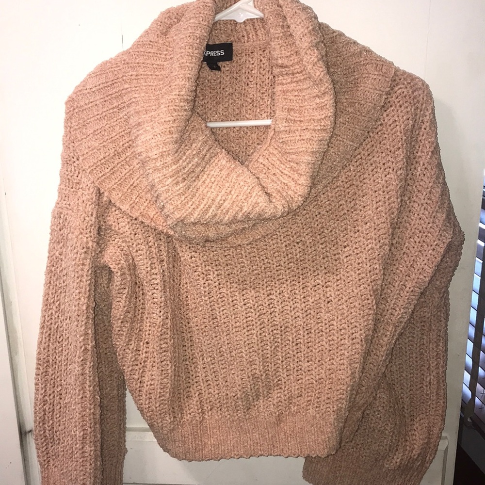 LIKE NEW Beige / pink Express sweater